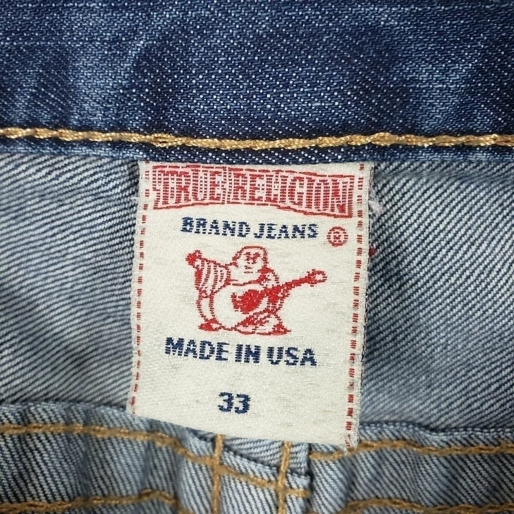 TRUE RELIGION Men's Jeans Ricky Dark Wash Sz 33